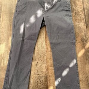 Classic Charcoal Straight-Leg Jeans